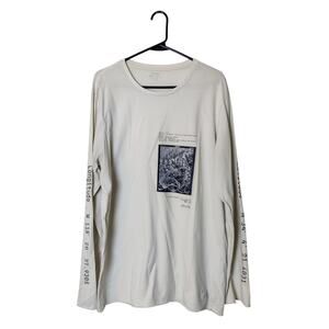 Stampd Long Sleeve LA Limited Edition Destination Graphic Shirt Off White Large